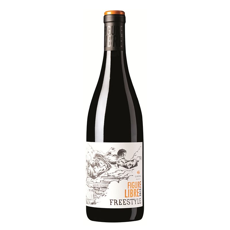 Figure Libre Freestyle Rouge, I.G.P. Pays d’Oc, BIO, Gayda