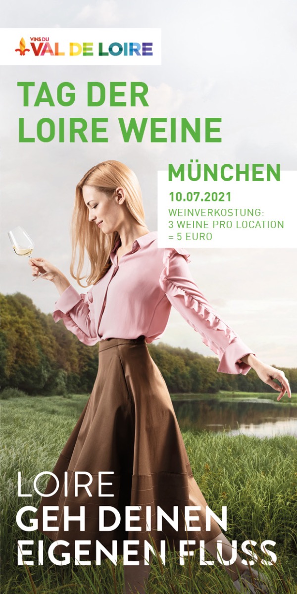 Flyer Tag der Loire Weine, München 10.7.2021
